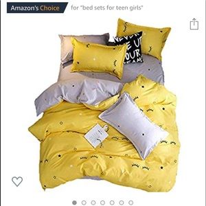 Yellow Comforter never used .